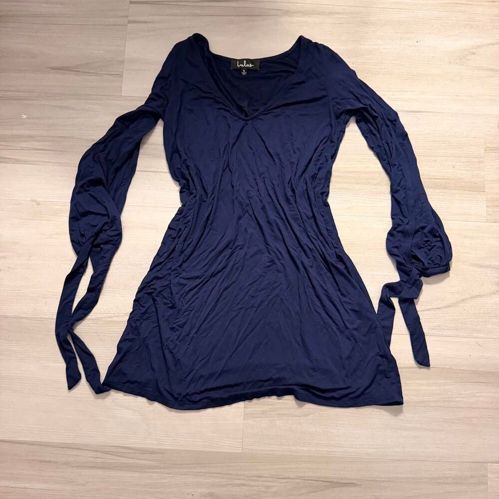 Lulus Women's Navy and Blue Dress
